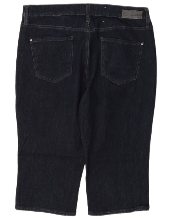 Женские джинсовые шорты-бермуды Dkny Ludlow US 8 Medium W30 L16 Темно-синие