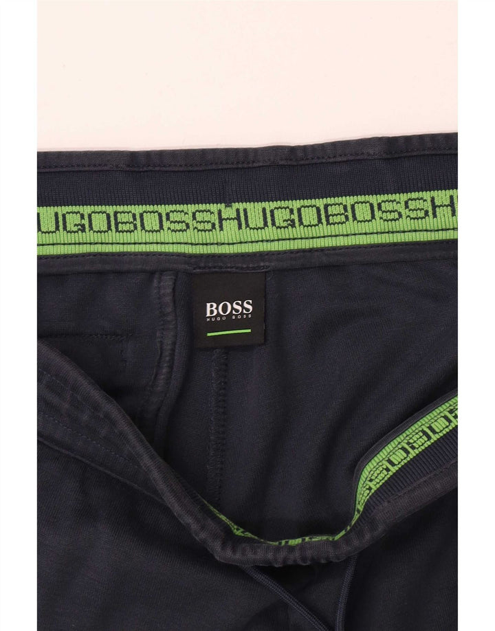 Мужские спортивные брюки Hugo Boss, джоггеры, маленькие, темно-синие
