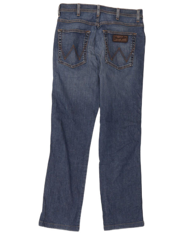 Мужские прямые джинсы Wrangler Arizona Stretch W33 L34, синий хлопок