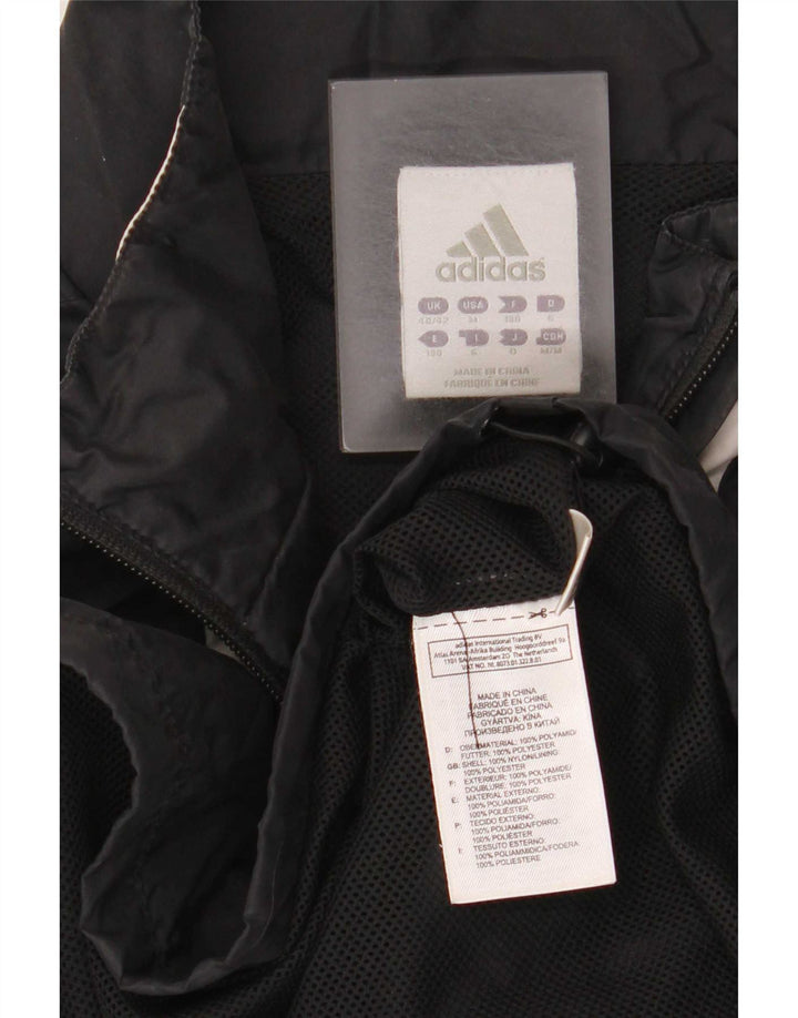 Мужской спортивный пуловер Adidas Top UK 40/42, средний черный, цветной блок