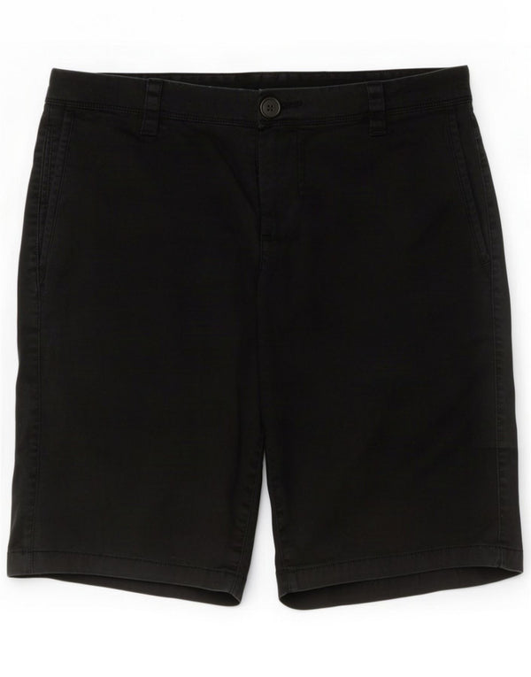 Armani Exchange Mens Regular Chino Shorts Medium W30 Black Cotton