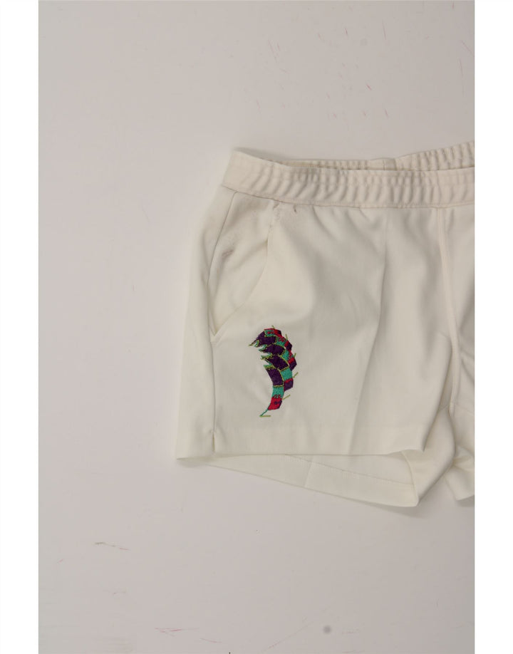 SERGIO TACCHINI Womens Sport Shorts IT 50 XL  White Polyester Vintage Sergio Tacchini and Second-Hand Sergio Tacchini from Messina Hembry 