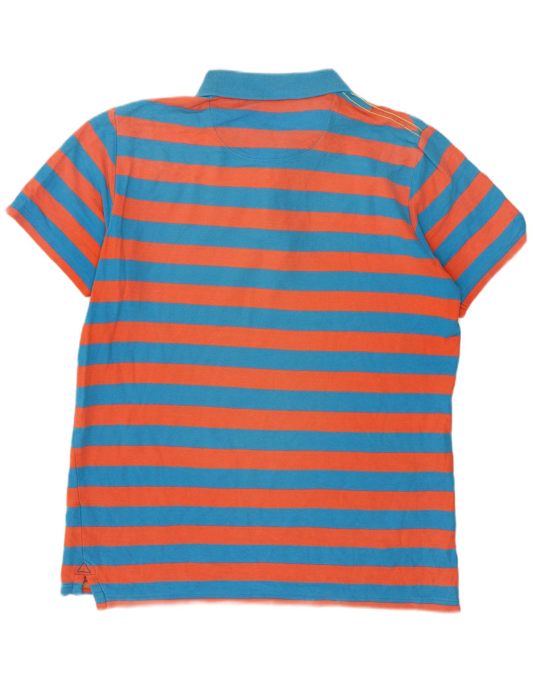 Мужская рубашка-поло для регби Fat Face, хлопок в красную полоску среднего размера