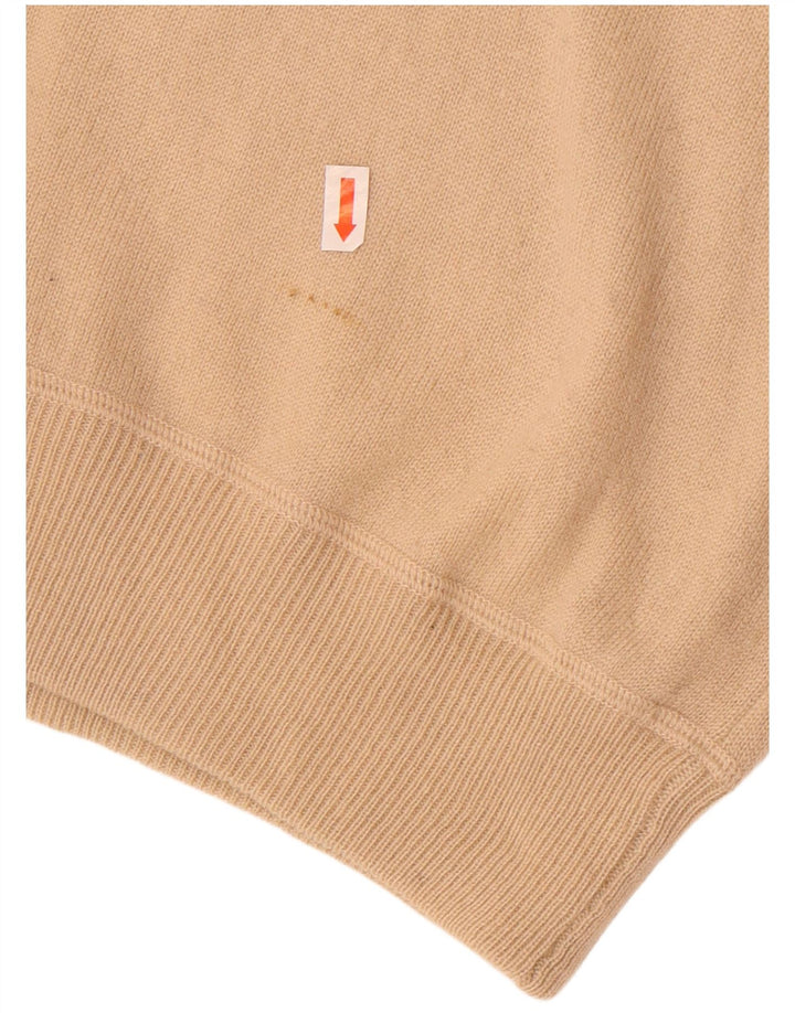 Женский джемпер с круглым вырезом Elisabetta Franchi IT 40, маленький бежевый