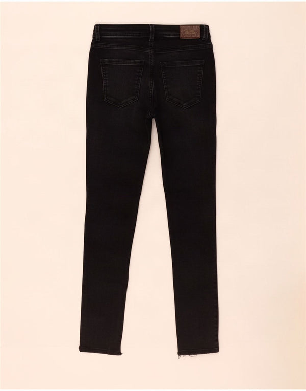 Женские укороченные джинсы скинни Zara EU 40 Medium W30 L26, черные