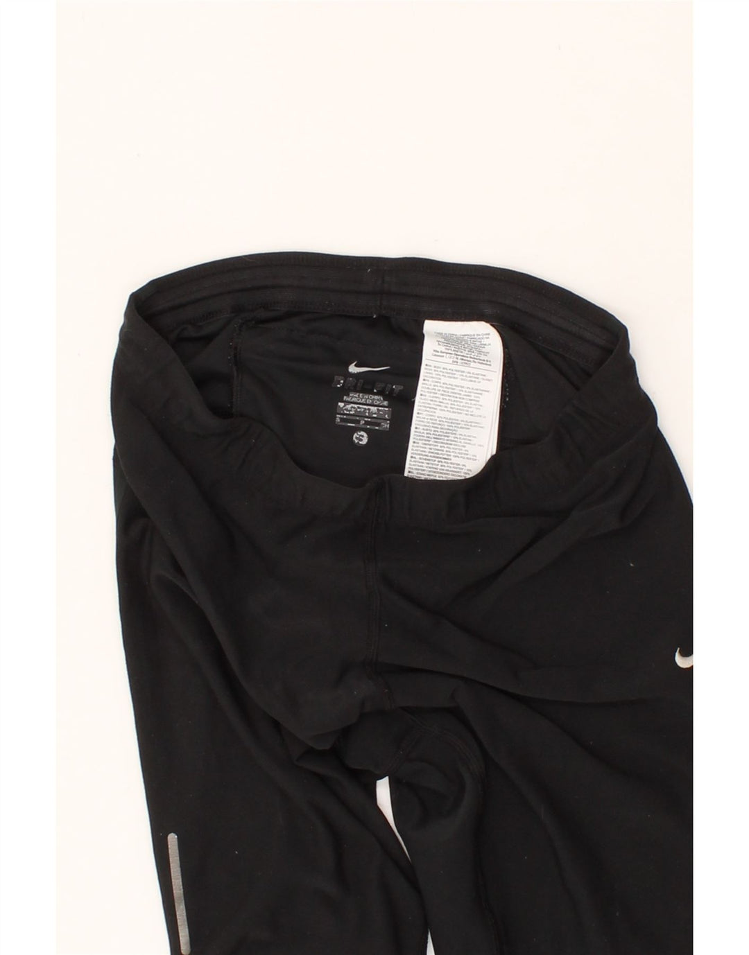 NIKE Womens Dri Fit Capri Tracksuit Trousers UK 10 Small  Black Polyester Vintage Nike and Second-Hand Nike from Messina Hembry 