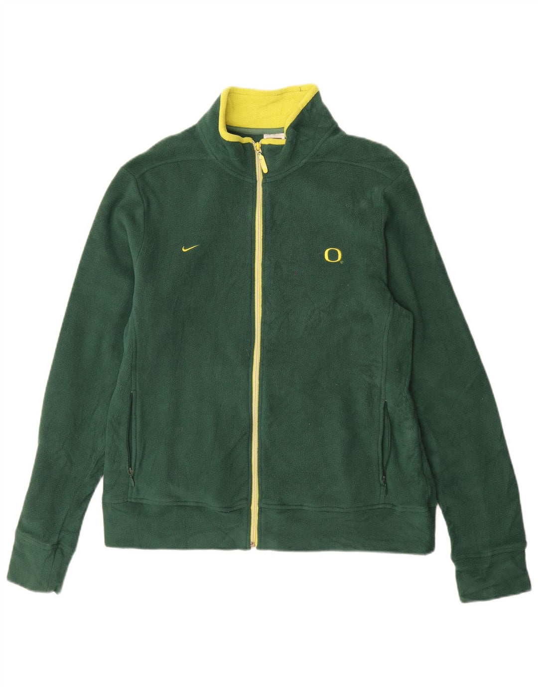 Женская флисовая куртка NIKE Oregon Ducks, размер США 16/18, зеленый полиэстер