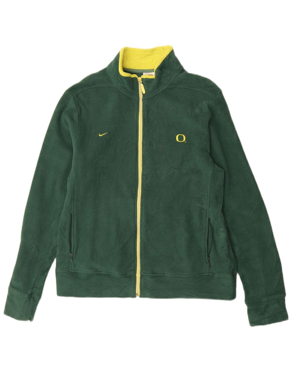 Женская флисовая куртка NIKE Oregon Ducks, размер США 16/18, зеленый полиэстер