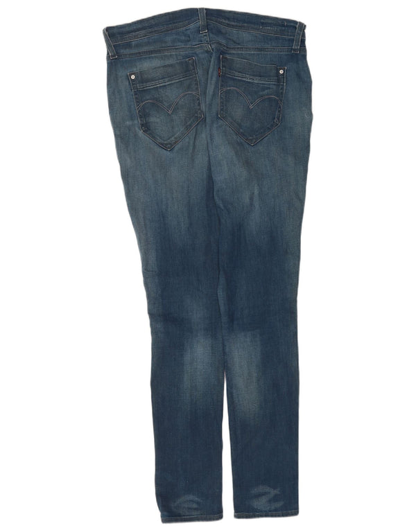 Женские джинсы скинни Levi's W29 L32 синие, хлопок