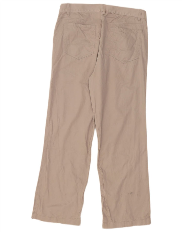 Calvin Klein Мужские прямые повседневные брюки W34 L29 Серые хлопковые