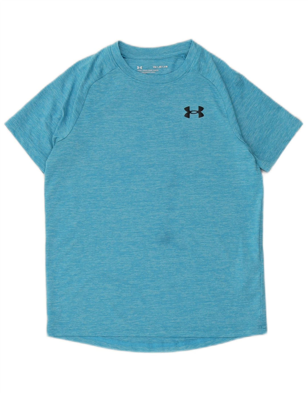 Футболка Under Armour для мальчиков, топ 9–10 лет, средний синий, полиэстер с крапинками