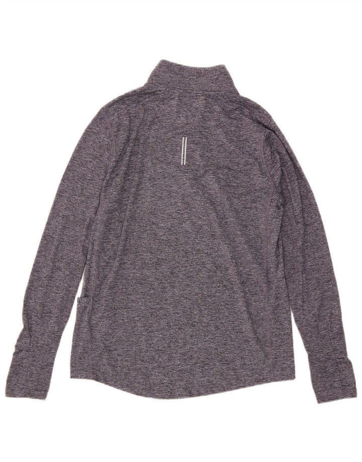 Женский спортивный костюм-пуловер Nike Dri Fit UK 10, маленький серый в крапинку