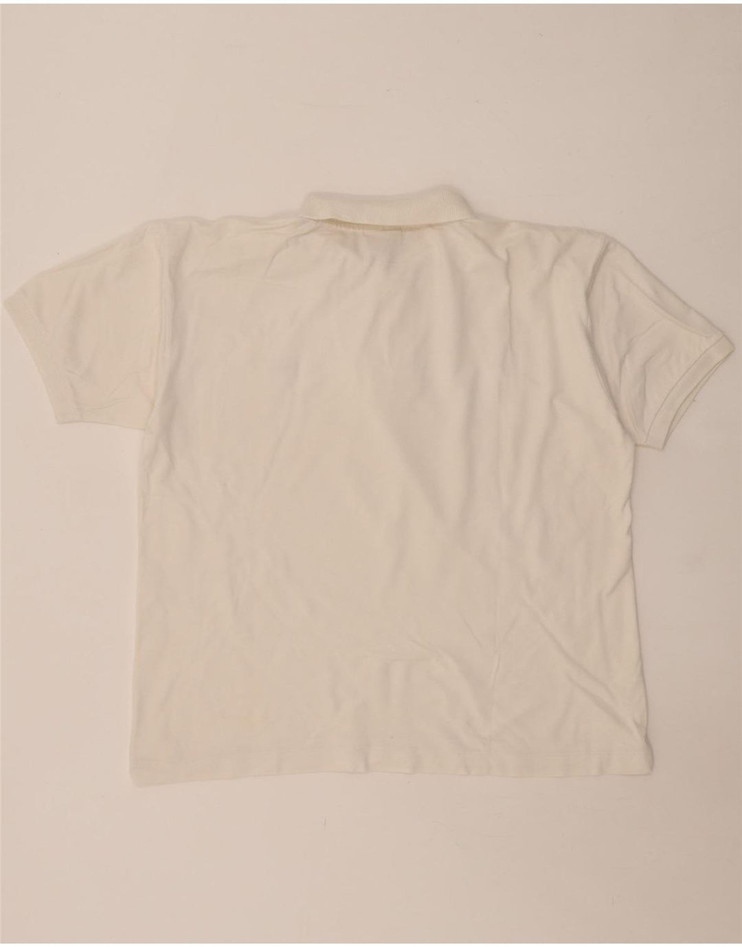 Мужская рубашка-поло LACOSTE, размер 4, средний размер, белый хлопок