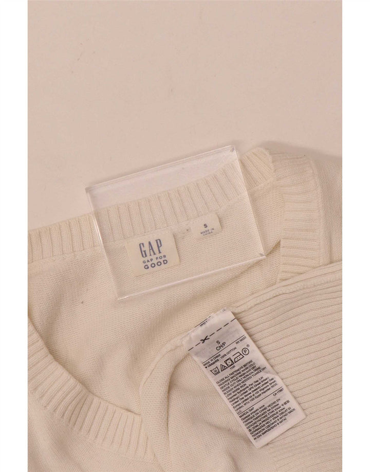 Женский кардиган Gap UK 10, маленький белый хлопковый свитер