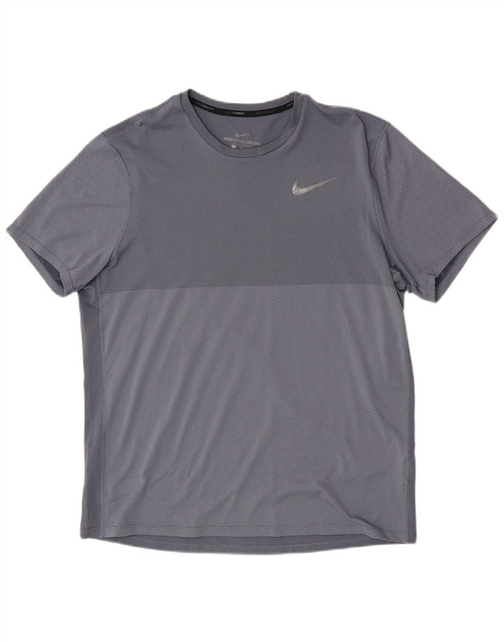 Мужская футболка Nike с коротким рукавом, большой синий полиэстер с крапинками