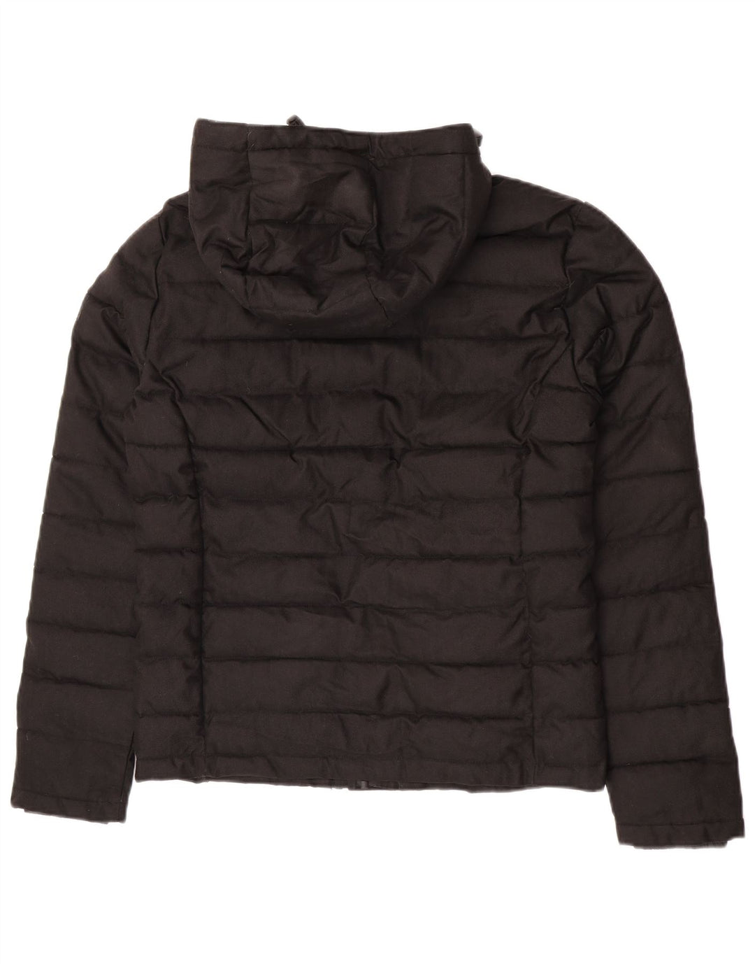 Мужская утепленная куртка с капюшоном Superdry UK 38, средний черный полиэстер