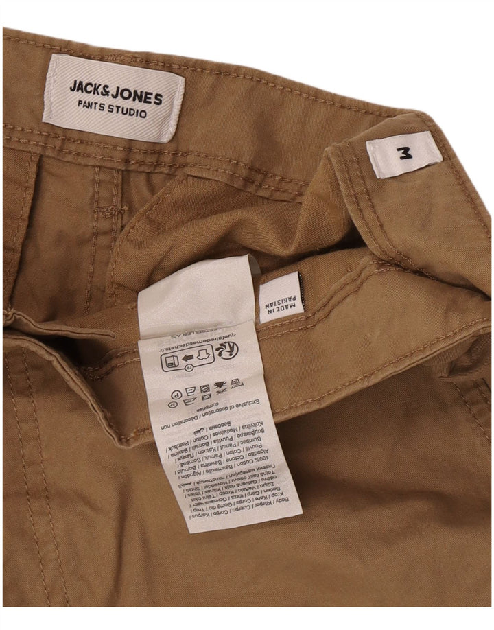 Мужские шорты карго Jack & Jones Medium W32, бежевые, хлопок
