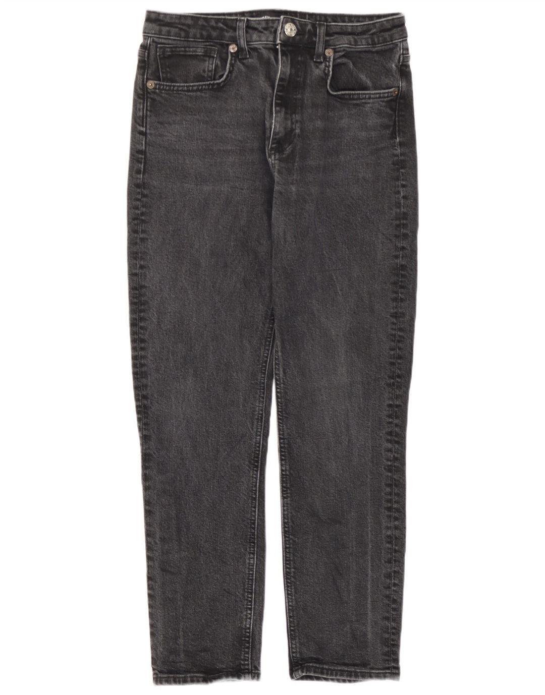 Женские прямые джинсы Zara EU 38, маленькие W28 L26, серые