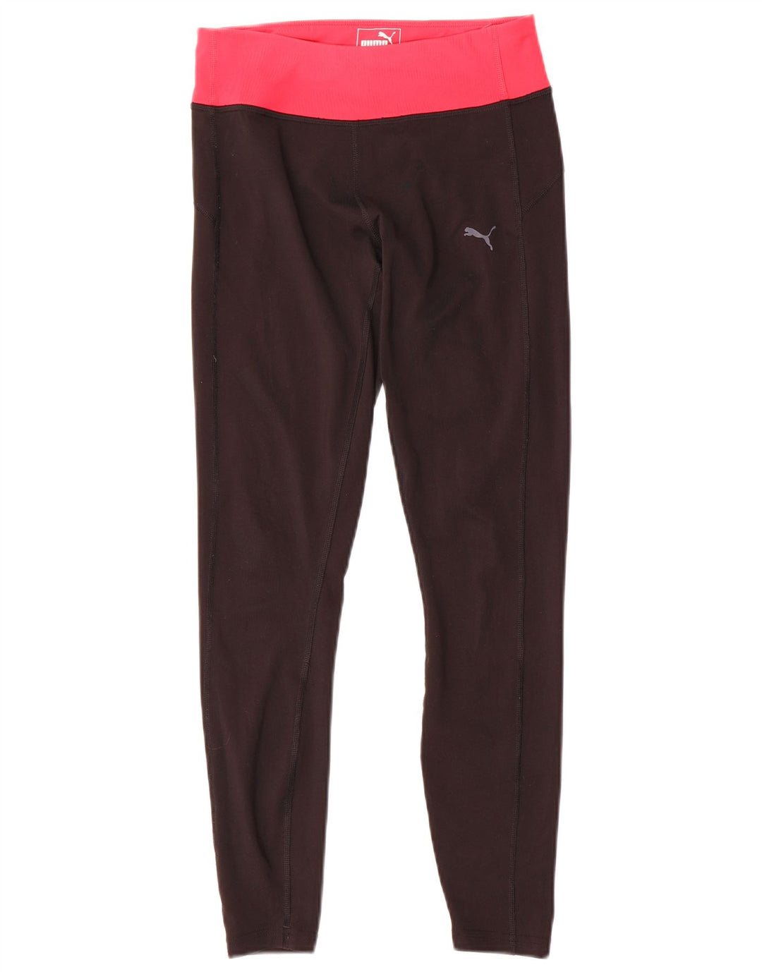 Женские леггинсы Puma UK 8, маленькие черные с цветными блоками