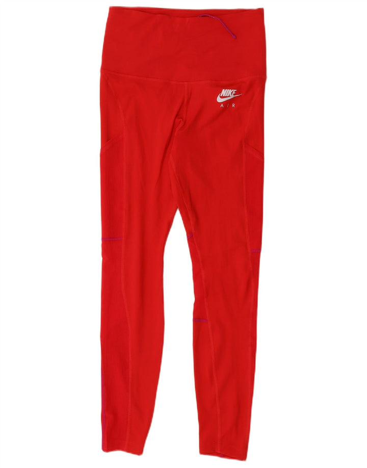 Женские леггинсы NIKE Dri Fit UK 8, маленький красный полиэстер