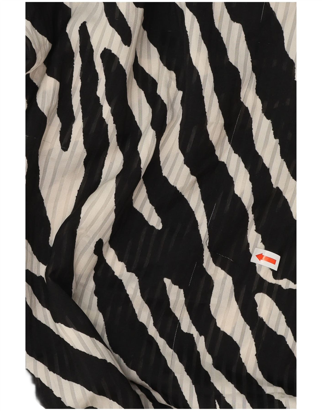 Женское платье с запахом и длинными рукавами ZARA UK 12, средний черный с животным принтом