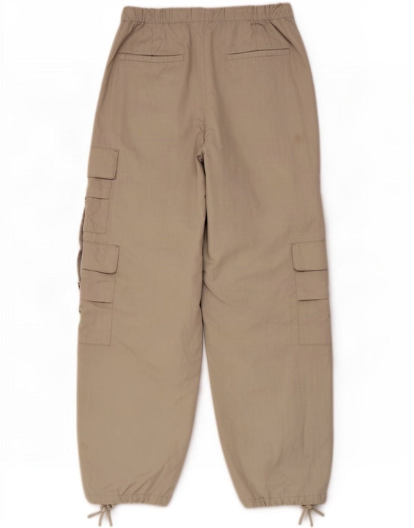 Женские брюки-карго Zara XS W24 L29, серый полиэстер