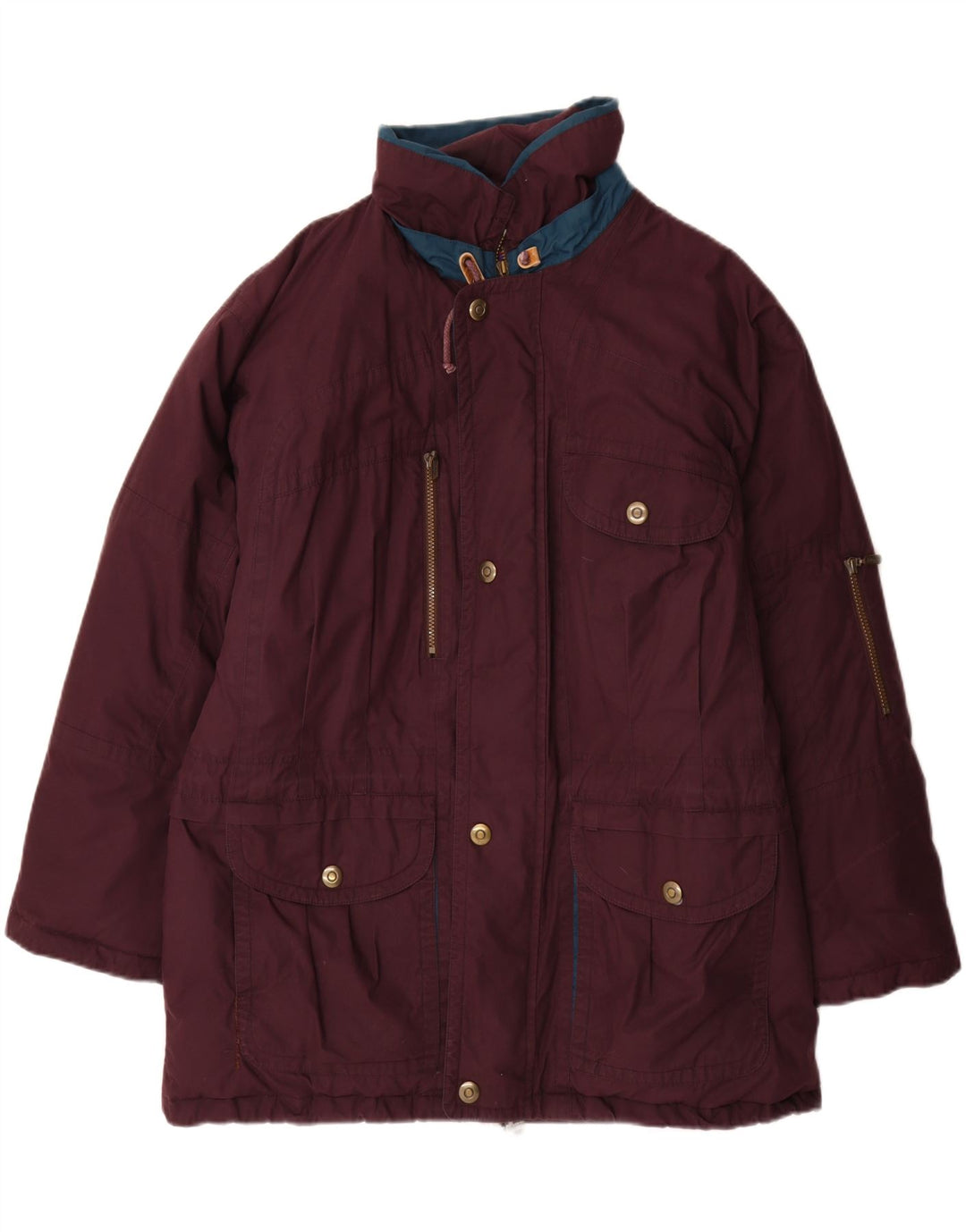 WESTBURY Мужское стеганое пальто UK 42 XL бордовый полиэстер