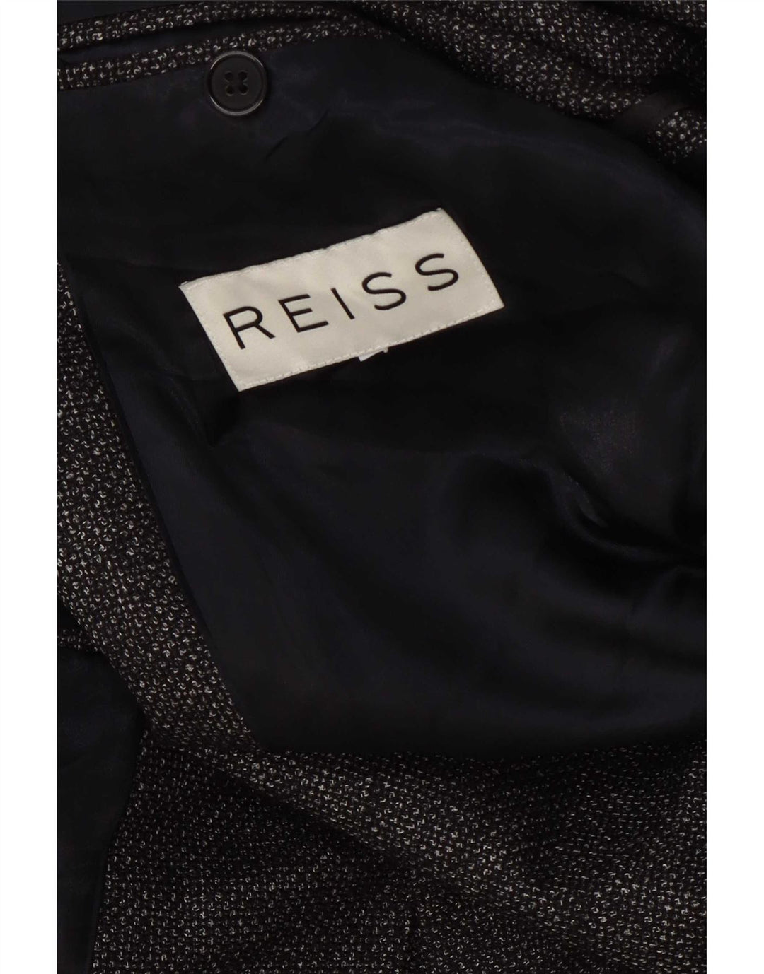 Мужской пиджак Reiss на 1 пуговице, Великобритания, 36, маленький, темно-синий