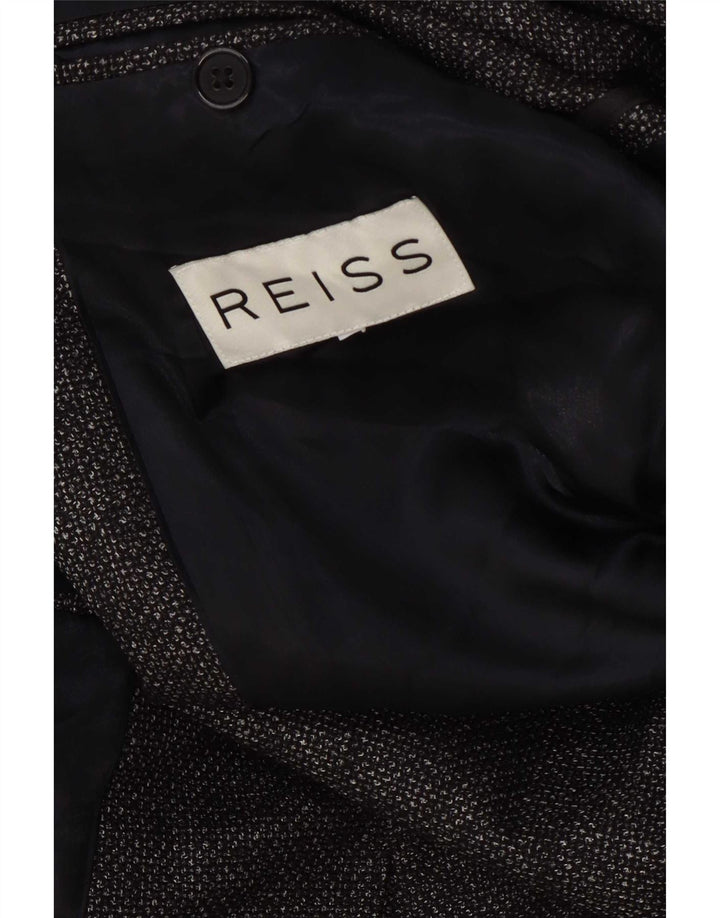Мужской пиджак Reiss на 1 пуговице, Великобритания, 36, маленький, темно-синий