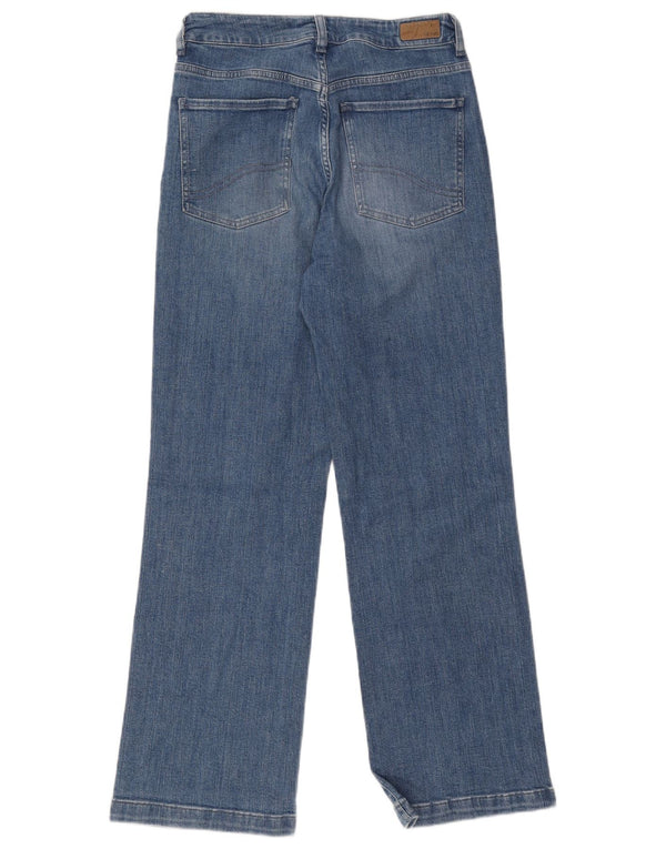 Женские широкие джинсы с высокой посадкой Fat Face Elise UK 10, маленькие W30 L30, синие