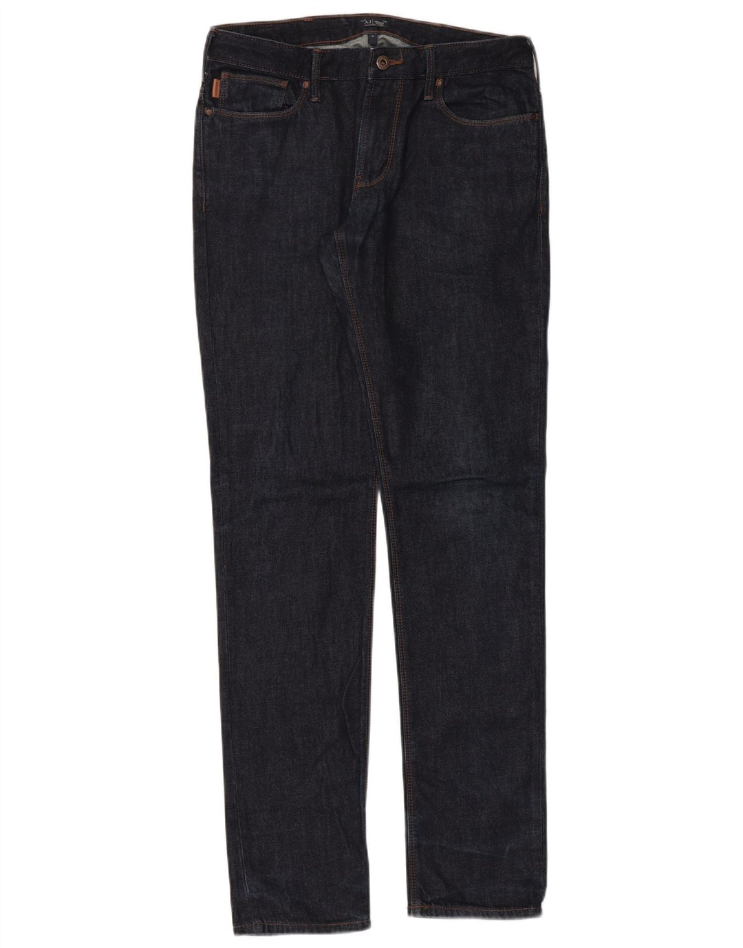 Женские узкие джинсы Armani W31 L34 Темно-синие, хлопок