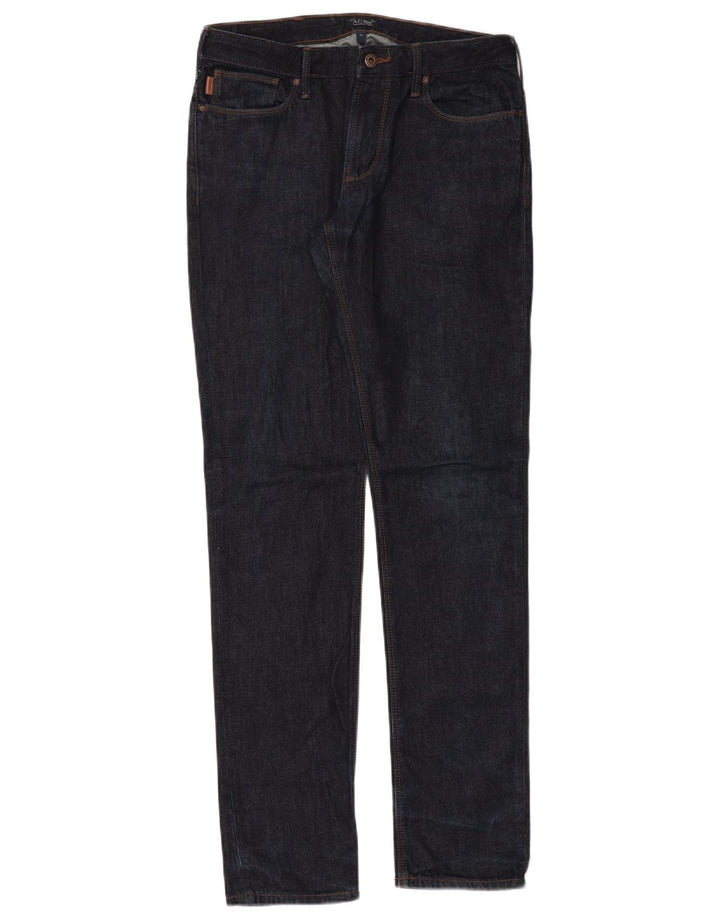 Женские узкие джинсы Armani W31 L34 Темно-синие, хлопок