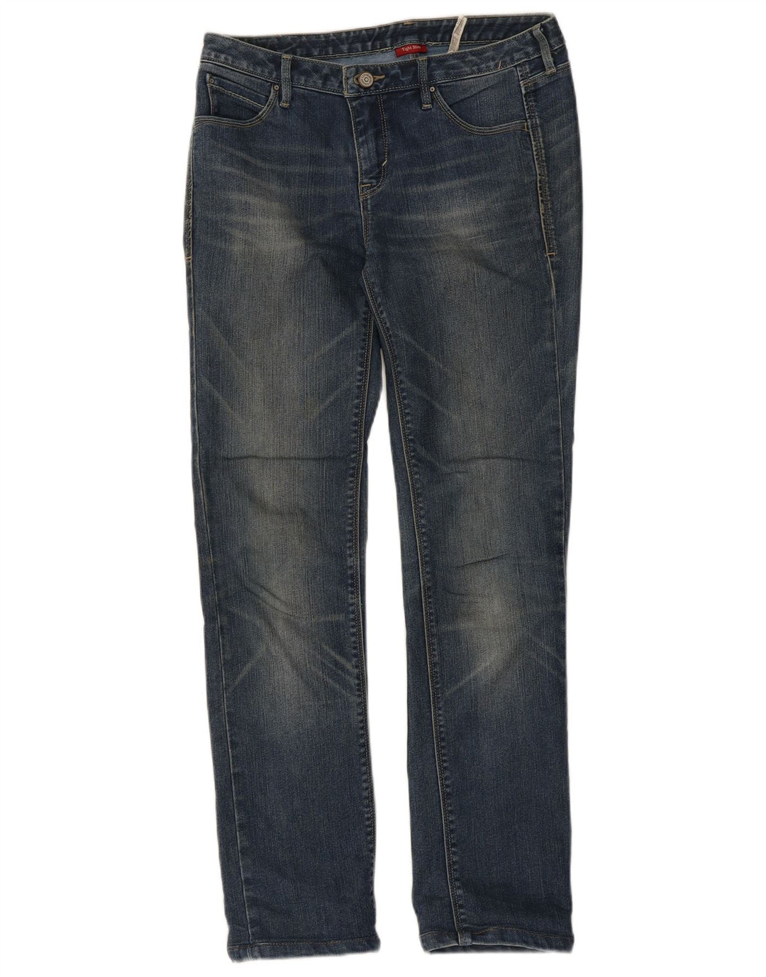Женские узкие джинсы Levi's W28 L31 синие, хлопок