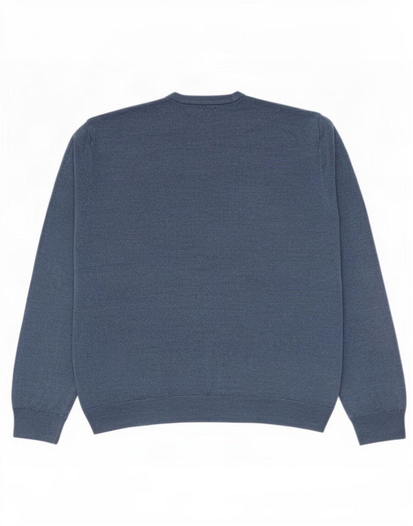 Мужской джемпер с круглым вырезом Marks & Spencer 2XL, синий акрил