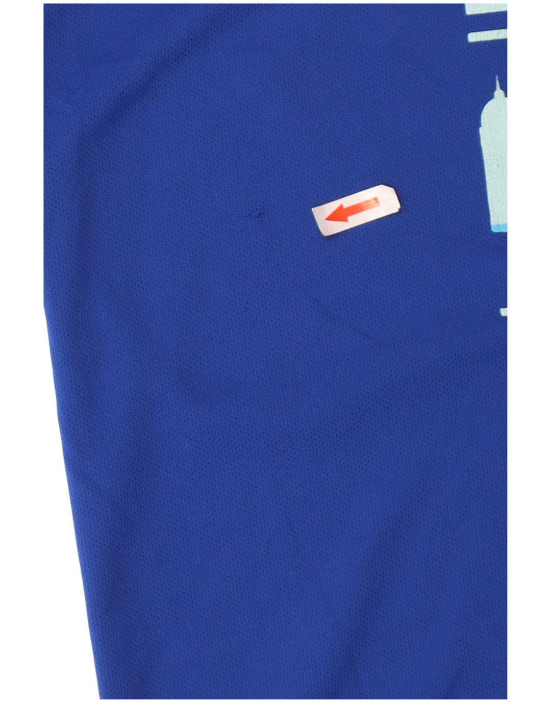 Мужская футболка Asics London с графическим рисунком Верх среднего синего цвета из полиэстера