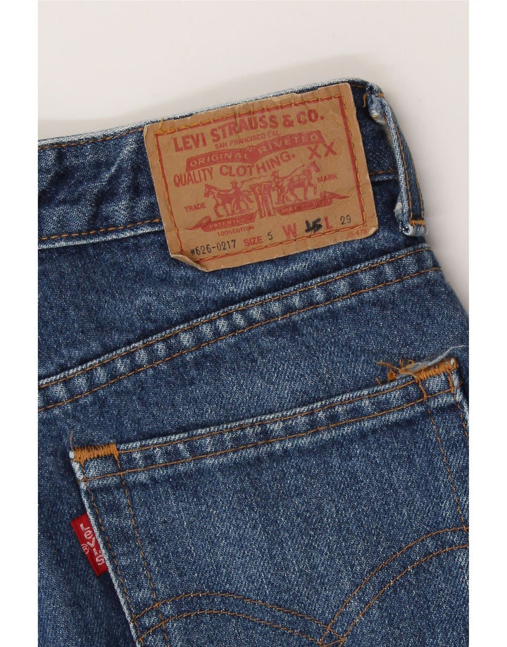 Женские джинсы Levi's с высокой талией W25 L29 синие
