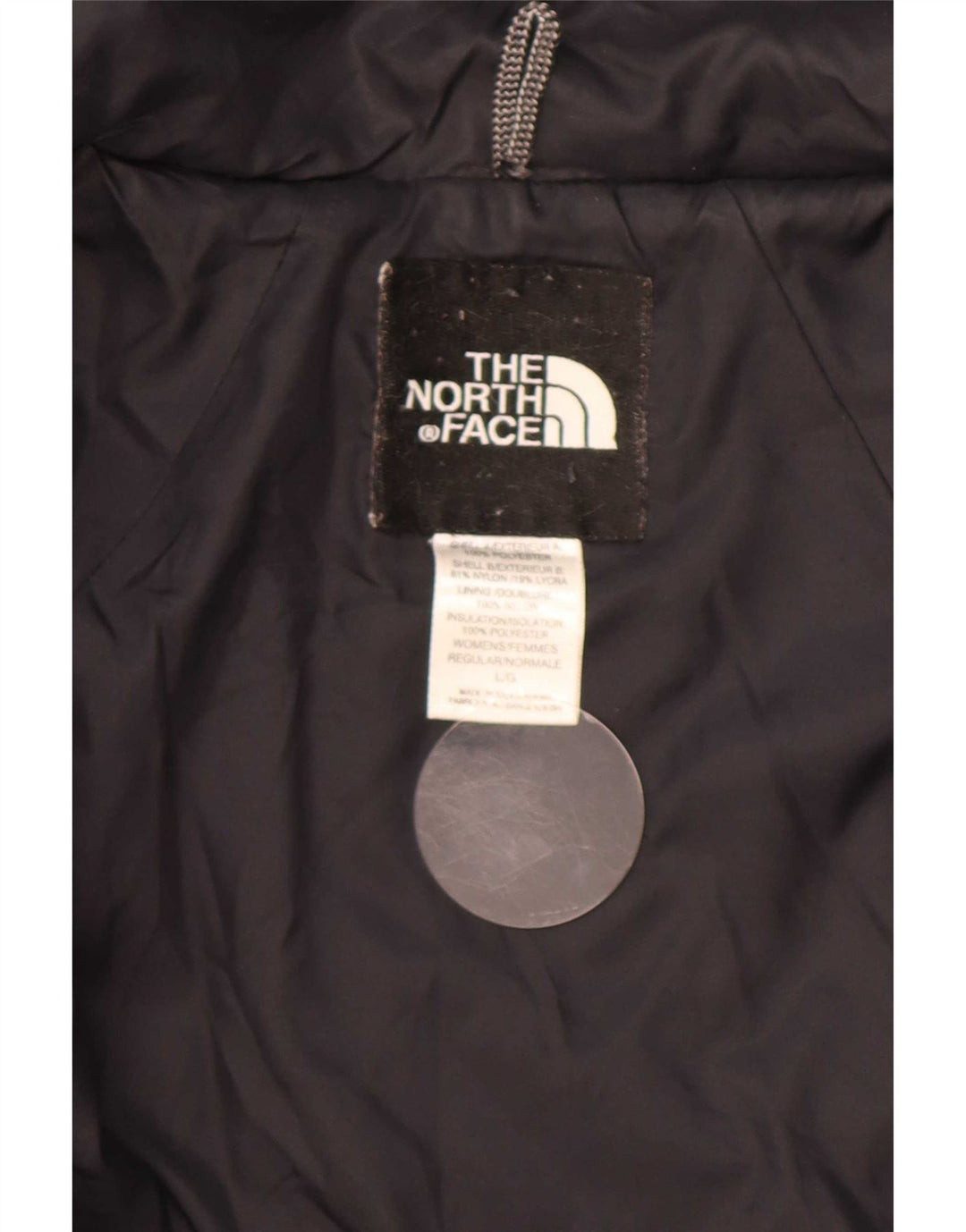 Мужская утепленная куртка The North Face UK 40, большой черный полиэстер