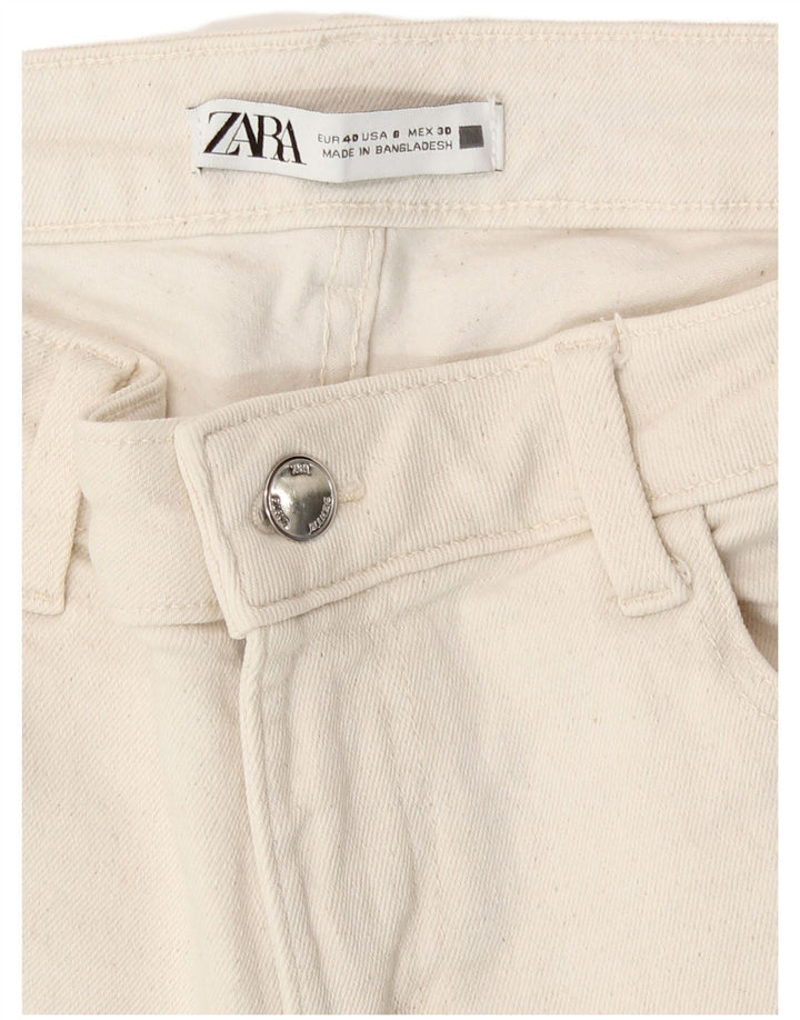 Женские джинсы скинни Zara EU 40 Medium W30 L27 Бежевые