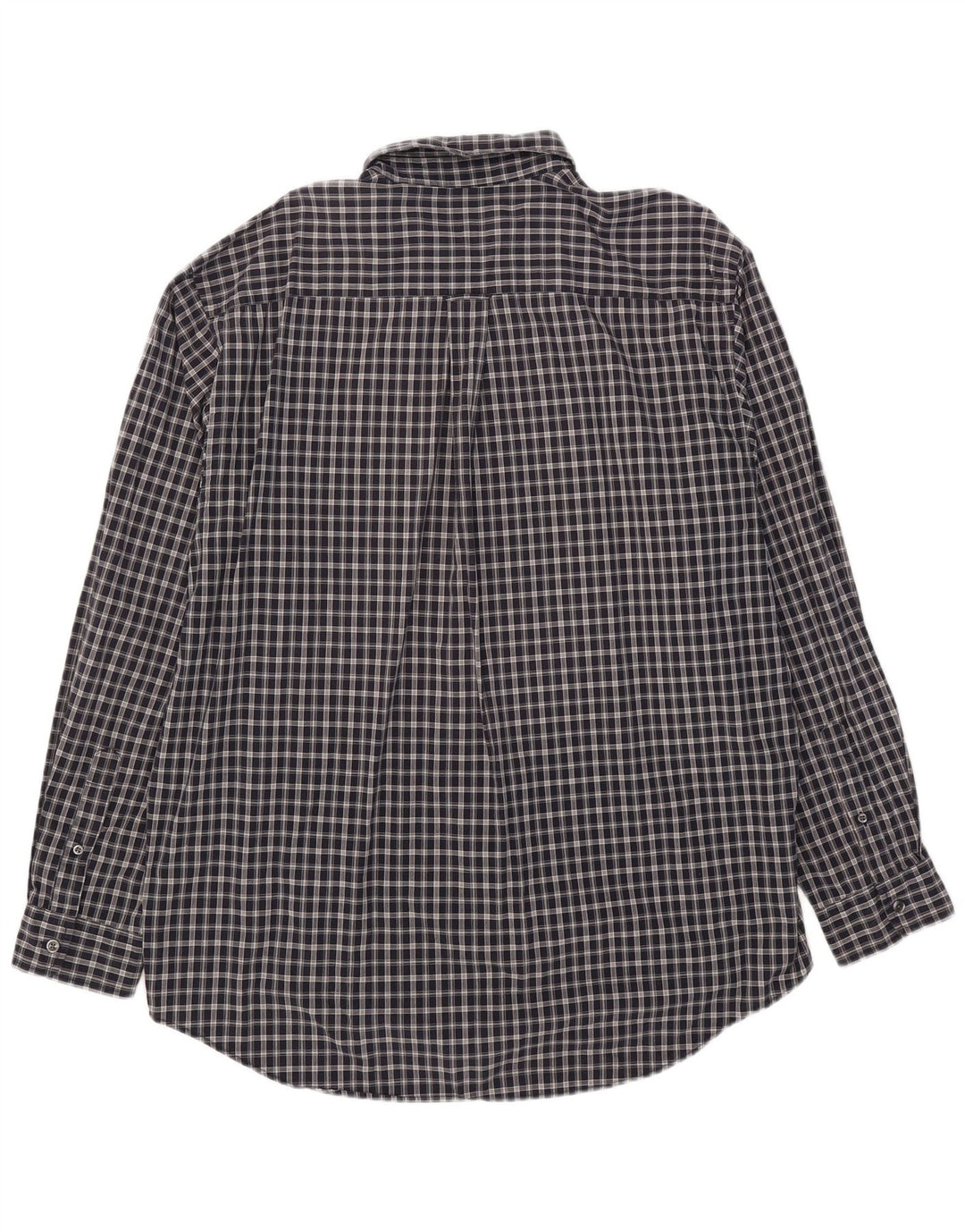 Мужская рубашка Nautica XL, темно-синяя клетка, хлопок