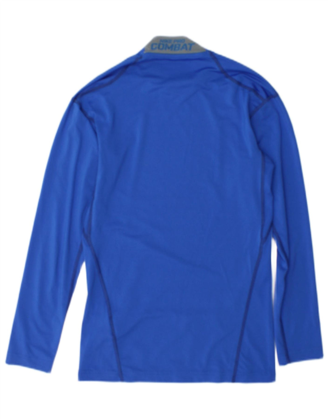 Мужской топ Nike Dri Fit с длинным рукавом, маленький синий, полиэстер
