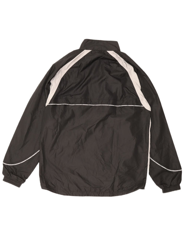 Мужская спортивная куртка ASICS XL, черная микрофибра с цветными блоками