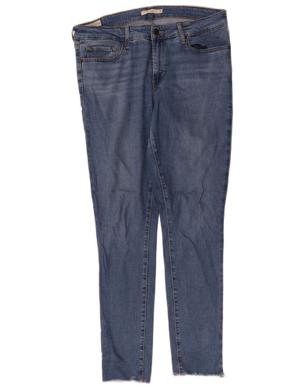 Женские джинсы скинни Levi's 711 W31 L31 синие из лиоцелла