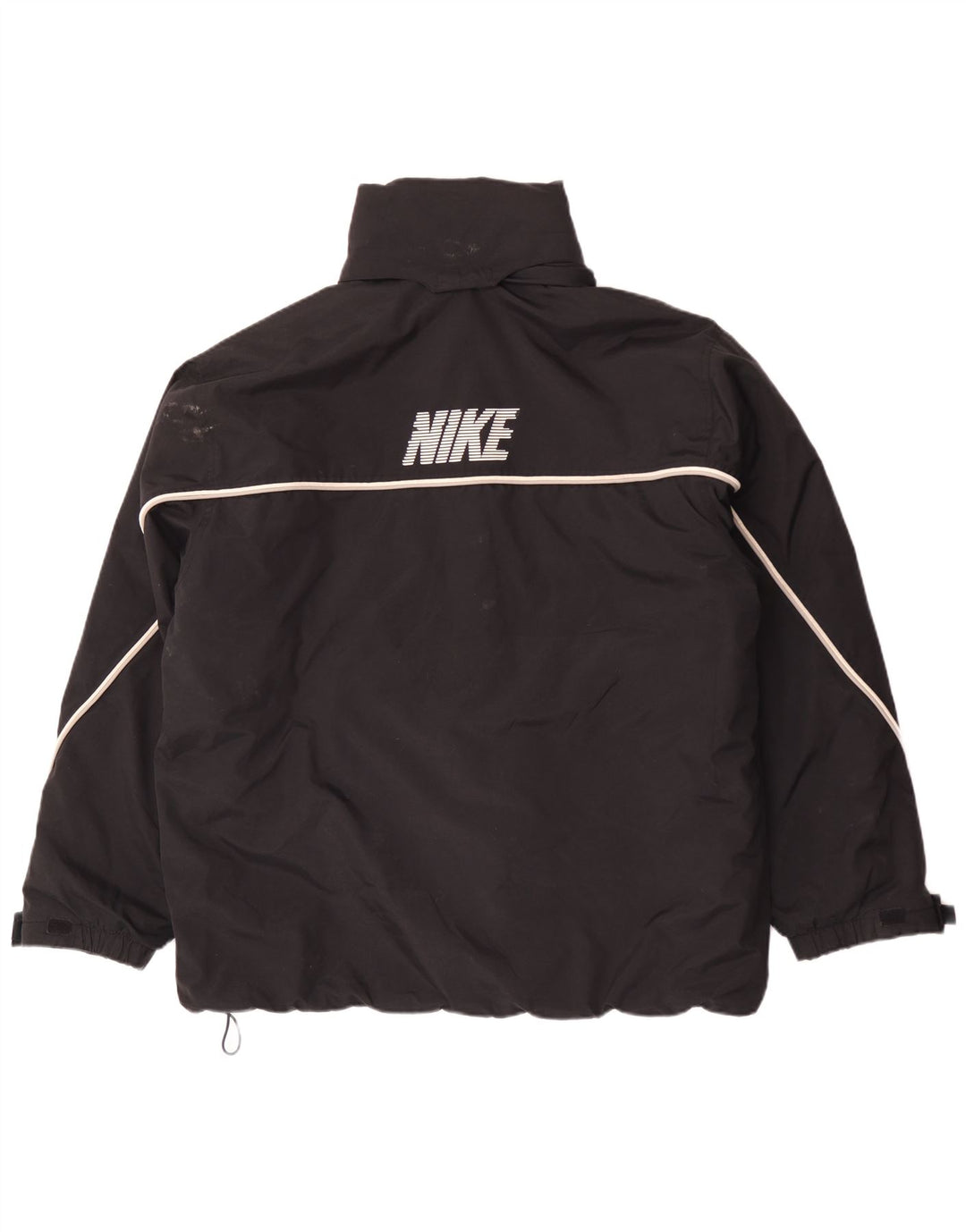 Мужская ветровка с капюшоном с графическим рисунком Nike UK 42/44, большая черная полиэстер