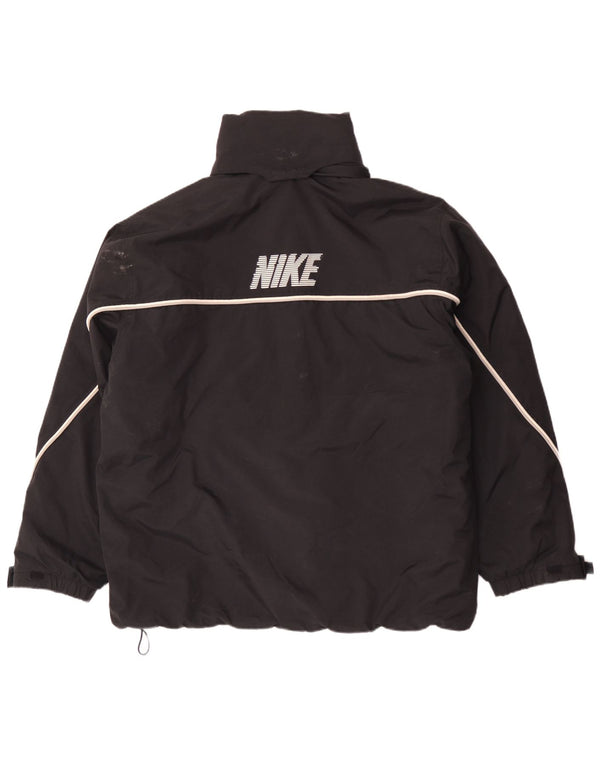 Мужская ветровка с капюшоном с графическим рисунком Nike UK 42/44, большая черная полиэстер