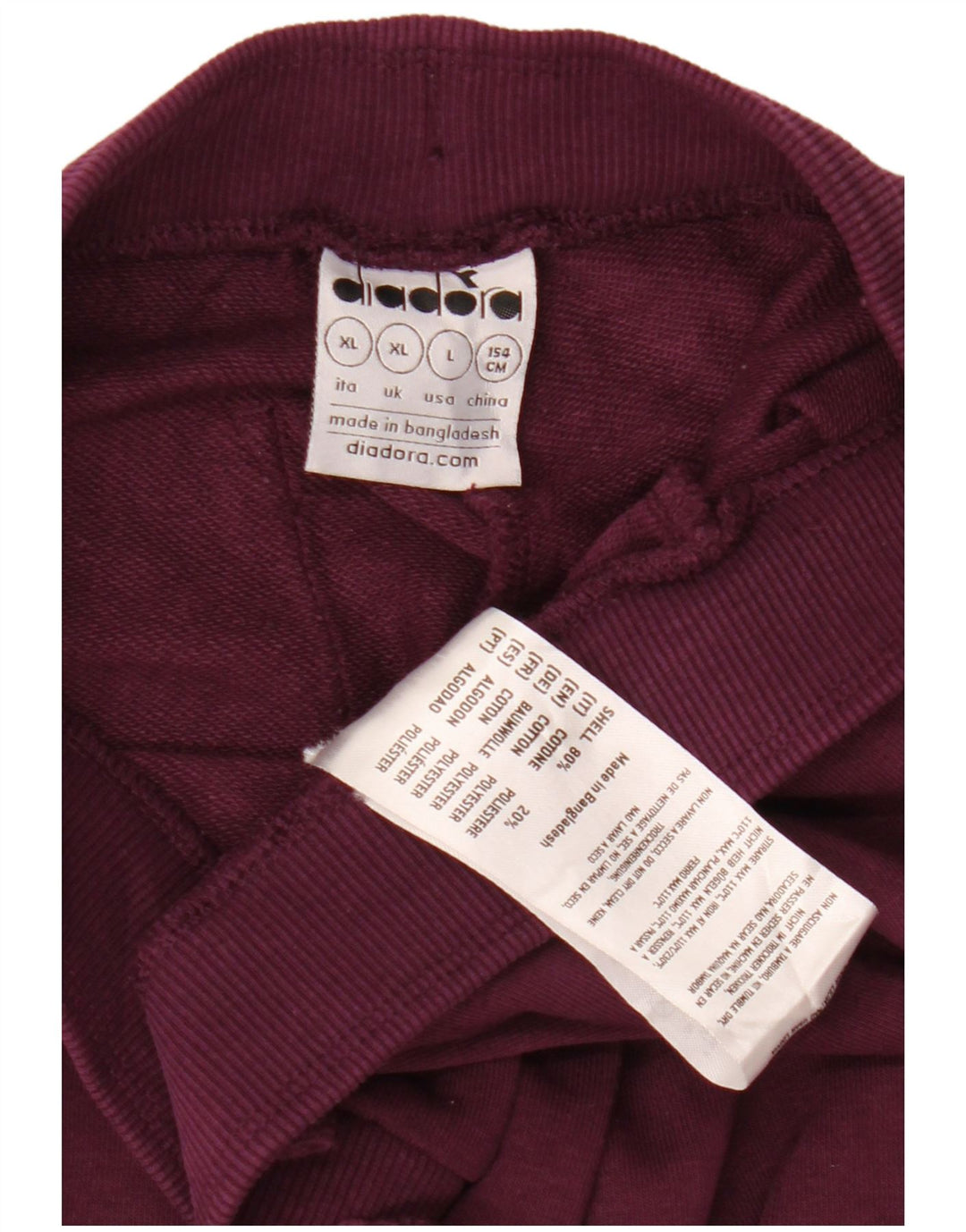 Женский спортивный костюм DIADORA Брюки для бега UK 18 XL Фиолетовый камуфляж