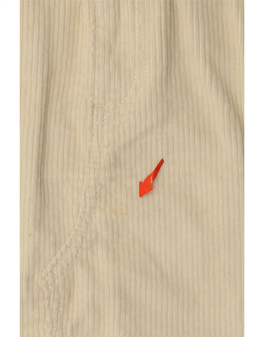 Женская мини-вельветовая юбка LEVI'S 501 W28 среднего цвета, белый хлопок, хлопок