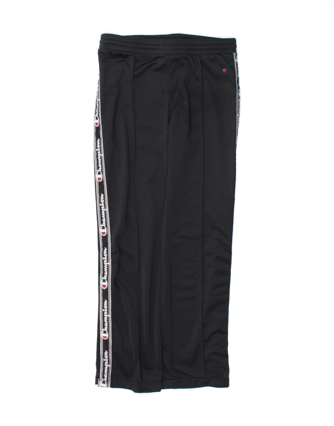 CHAMPION Boys Graphic Tracksuit Trousers 15-16 Years 2XL Black Polyester Vintage Champion and Second-Hand Champion from Messina Hembry 