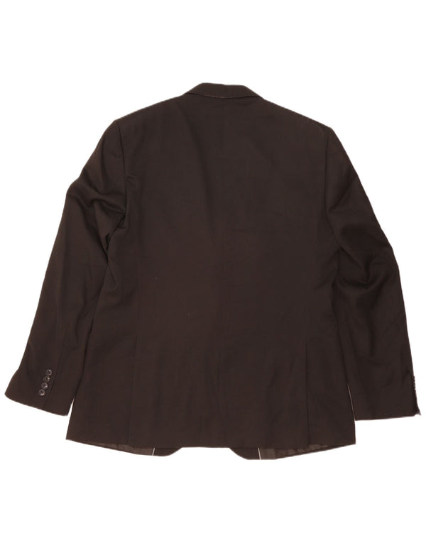 Мужской пиджак на двух пуговицах Marks & Spencer UK 44 XL, черный полиэстер