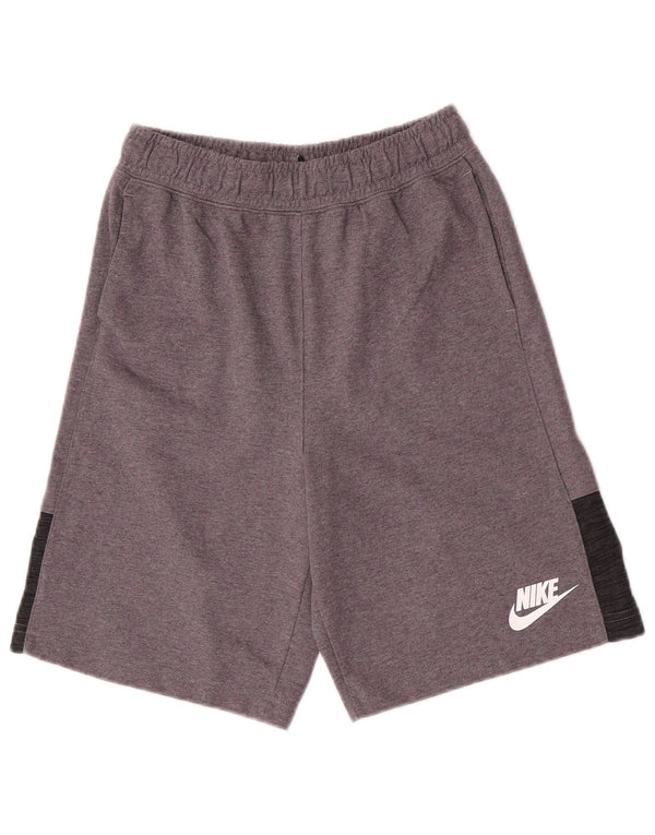 Спортивные шорты Nike для мальчиков 13–14 лет XL, серый хлопок с крапинками