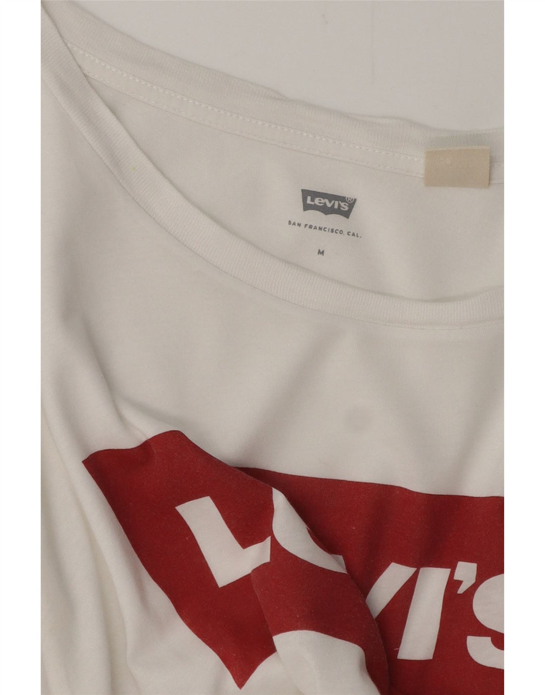 Женская футболка с рисунком LEVI'S Top UK 12 Medium White